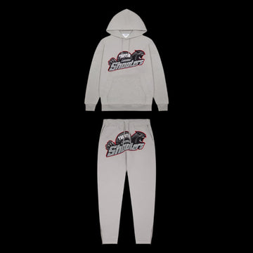 Trapstar Shooters Grey & Red London Tracksuit