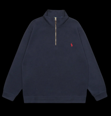 Ralph Lauren Navy Blue Half Zip Up
