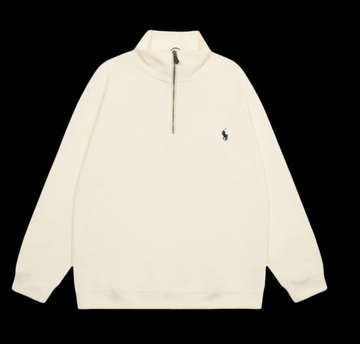 Ralph Lauren Cream Half Zip Up