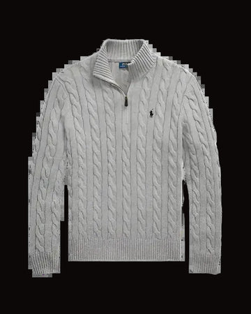 Ralph lauren cable knit quarter zip